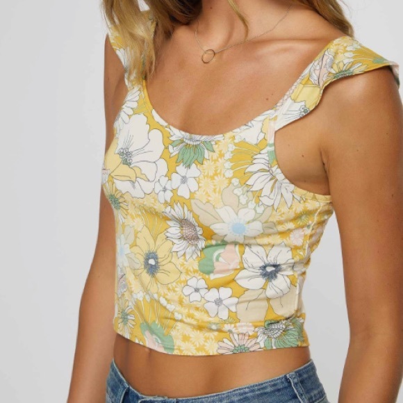 O’Neill Andy Floral Crop Top - Picture 3 of 13